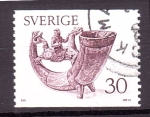 Stamps Sweden -  Pieza arqueológica