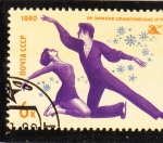 Stamps Russia -  OLIMPIADA INVIERNO LAKE PLACID 