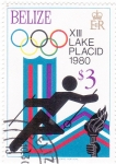 Stamps Belize -  OLIMPIADA INVIERNO LAKE PLACID 