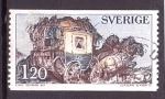 Stamps Sweden -  Diligencia