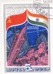 Stamps Russia -  COLABORACION AERONAUTICA- 