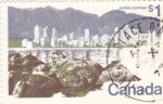 Stamps : America : Canada :  PANORÁMICA DE VANCOUVER