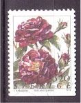 Stamps Sweden -  serie- Flores