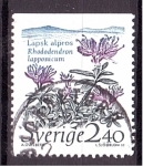 Stamps Sweden -  serie- Plantas