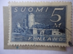 Stamps Finland -  Olavinlinna-castillo - (o también:Castillo Olaf, SXV