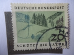 Stamps Germany -   Protege a la Naturaleza-Año Europeo de Conservación de la Naturaleza - Alemania República federal 