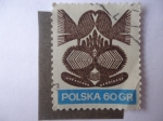 Stamps Poland -  Recorte de Papel - Arte ´popular.