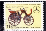 Sellos de Asia - Corea del norte -  60 ANIVERSARIO MERCEDES BENZ