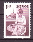 Stamps Sweden -  Artesanía de bolillos