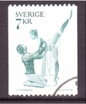 Stamps Sweden -  Romeo y Julieta