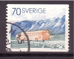 Stamps Sweden -  Escursión alpina