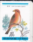 Stamps North Korea -  AVE- LOXIA CURVIROSTRA