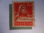 Stamps : Europe : Switzerland :  William Tell - Héroe popular de Suiza
