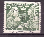 Stamps Sweden -  300 aniv. fundación nueva colonia