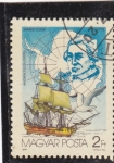 Stamps Hungary -  ANTÁRTICA- JAMES COOK