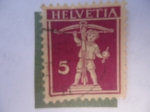 Stamps Switzerland -  Hijo de William Tell.