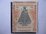 Stamps Colombia -  III Centenario  del Colegio Mayor de Nuestra Señora del Rosario (1653-19539-Imagen tegida para el Co