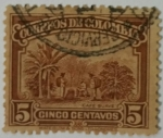 Stamps Colombia -  Colombia 5 ctvs