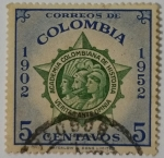 Stamps : America : Colombia :  Colombia 5 ctvs