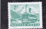 Stamps Hungary -  TRANSPORTES