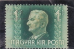 Sellos de Europa - Hungr�a -  Miklós Horthy (1868-1957)