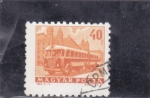 Stamps Hungary -  AUTOBUS ARTICULADO