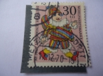Stamps Germany -  Marioneta - punch. Alemania-Berlín.