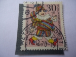Sellos de Europa - Alemania -  Marioneta - punch. Alemania-Berlín.