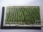 Stamps Germany -  25 Años de la Ayuda Alemana Contra el Hambre - Alemania Federal.
