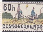Stamps Czechoslovakia -  BICICLETAS 1886