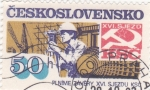 Sellos de Europa - Checoslovaquia -  CONSTRUCCIÓN 