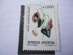 Stamps Argentina -  Patito (Aristolochia littoralis) - Flores.