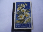 Stamps San Marino -  Flores - Margaritas.