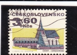 Sellos de Europa - Checoslovaquia -  IGLESIA-CHRUDIMSKO