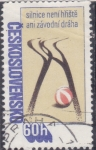 Stamps Czechoslovakia -  EL CAMINO NO ES UNA CARRETERA NI UN DESAGÜE