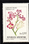Stamps Argentina -  FLORES-LAPACHO NEGRO 
