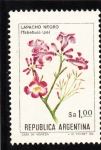 Sellos del Mundo : America : Argentina : FLORES-LAPACHO NEGRO 