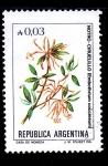 Stamps Argentina -  FLORES-NOTRO-CIRUELILLO