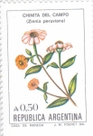 Stamps Argentina -  FLORES-CHINITA DEL CAMPO 