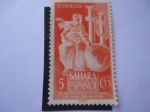 Stamps Spain -  Ed:101 - Aniversario de la Real Sociedad Geográfica - España Colonias.