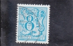 Stamps Belgium -  cifra-y león rampante