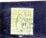 Stamps Denmark -  CIFRAS Y CORONA 