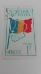 Stamps Chad -  Bandera