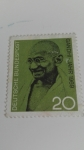 Stamps Germany -  Gandhi