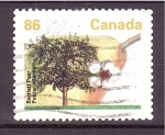 Stamps Canada -  serie- Árboles frutales