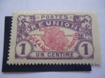 Stamps France -  Mapa de 