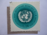 Stamps ONU -  ONU (Ginebra) -Organización de las Naciones Unidas- Emblema.