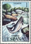 Stamps Spain -  2403 - Fauna hispánica - Salmón
