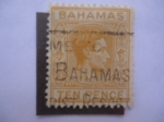 Stamps : America : Bahamas :  King George VI.