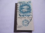 Stamps Israel -  Zodiaco:Piscis - Serie:Signos Zodiacales.